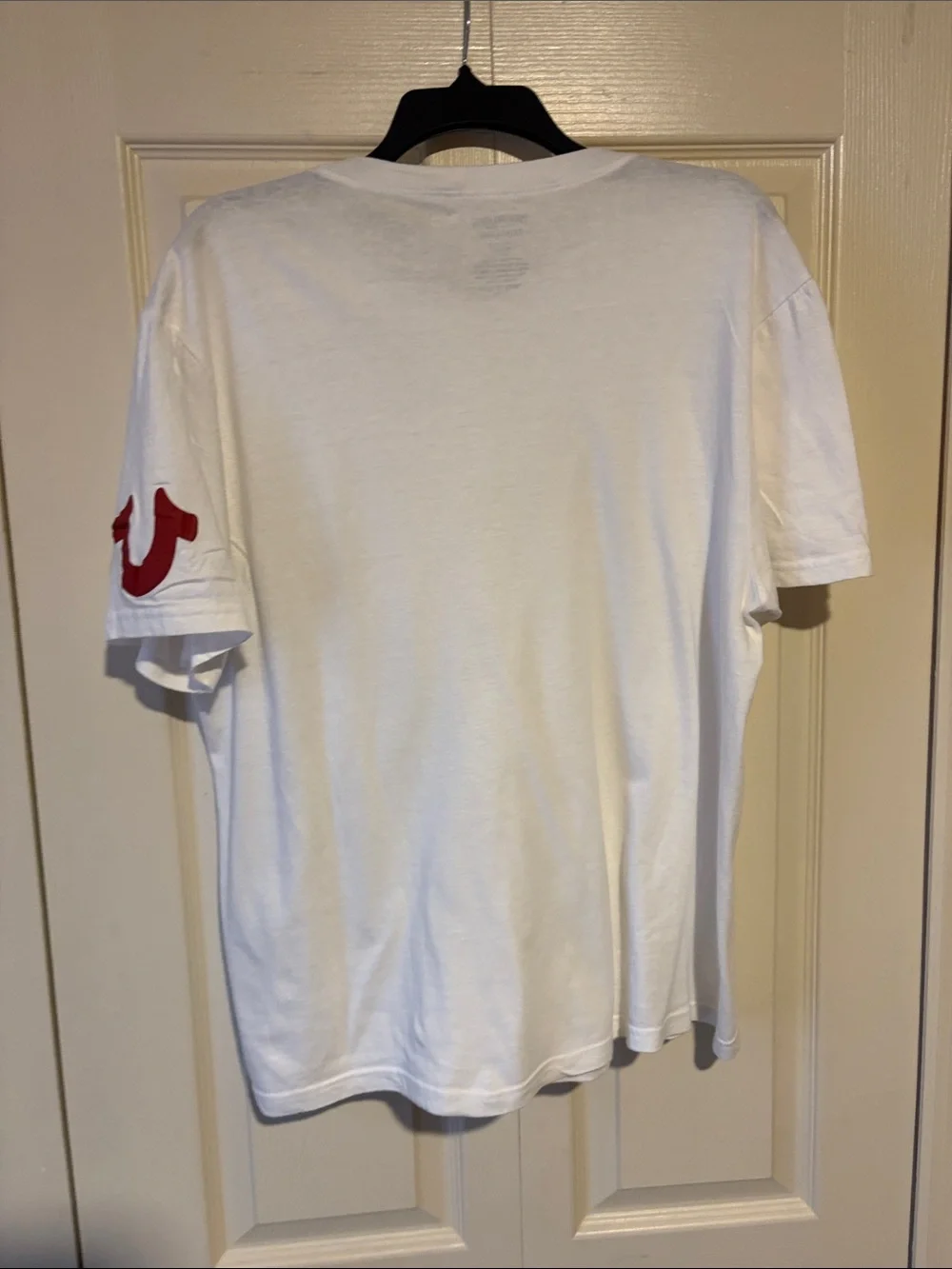 True Religion White Short Sleeve Crew Neck Tee